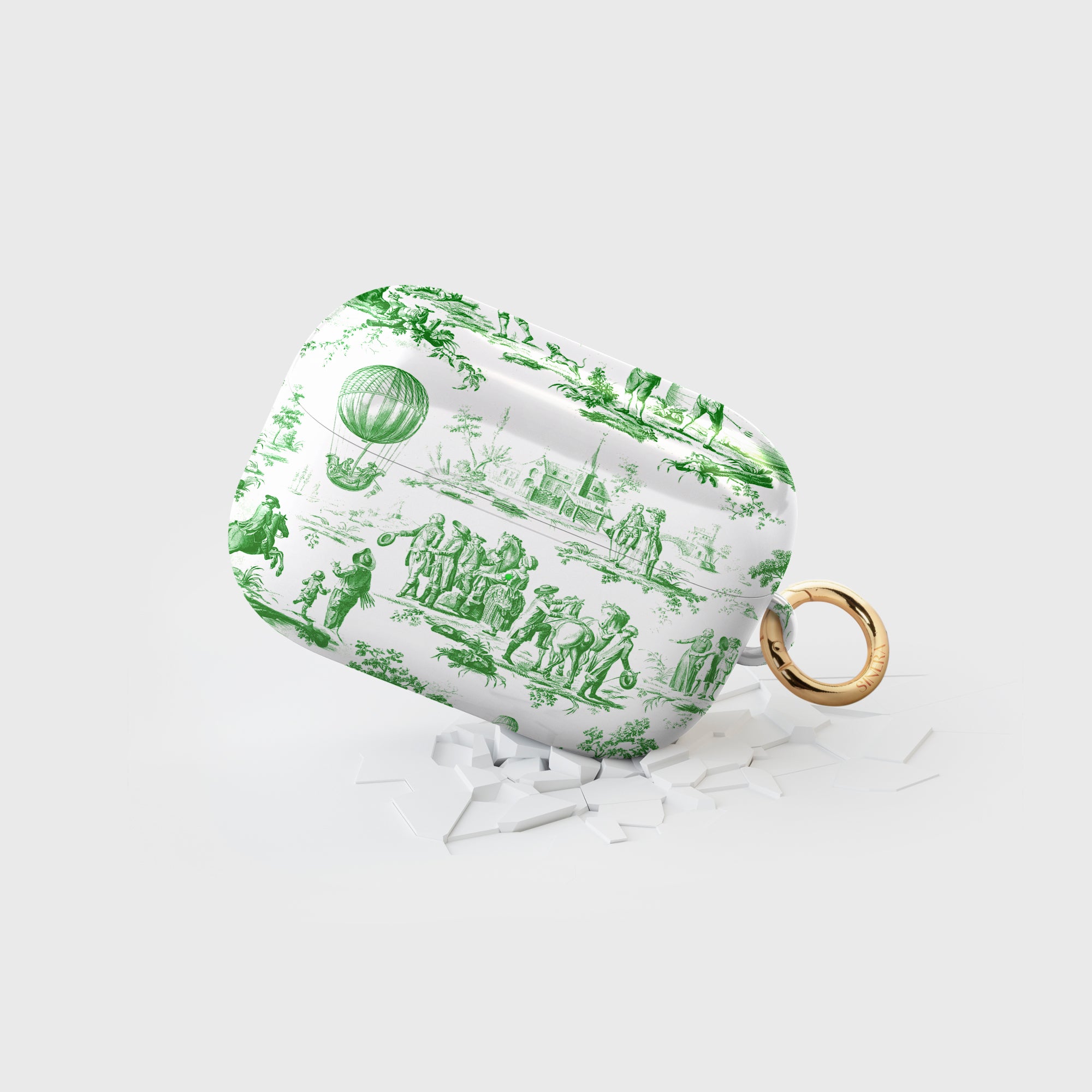 Teagan French Toile de Jouy AirPods Case