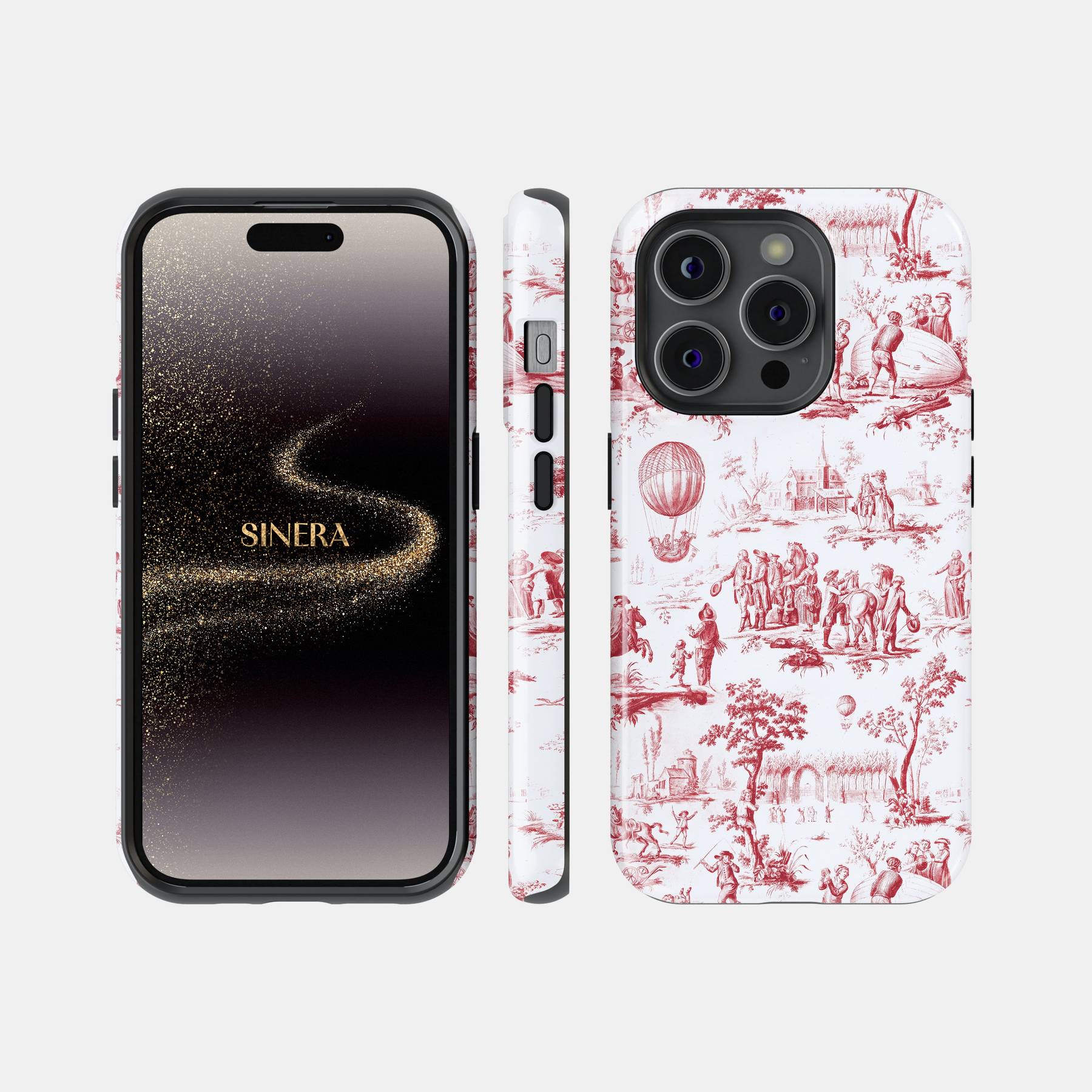 Emma French Toile de Jouy Phone Case Phone Case